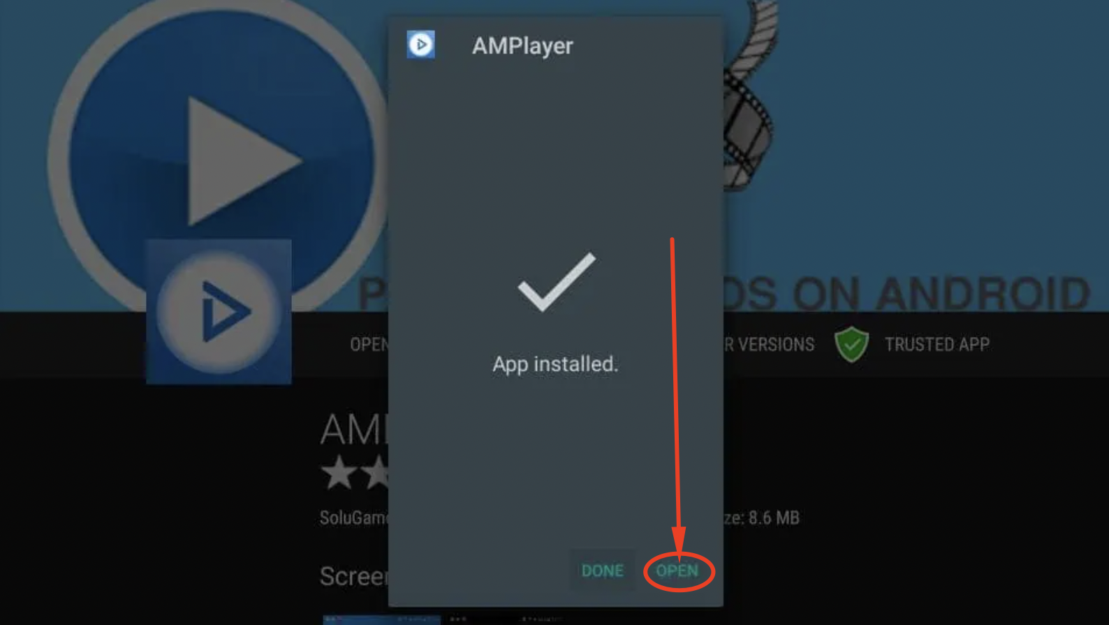 AMPlayer Installed - Movie HD