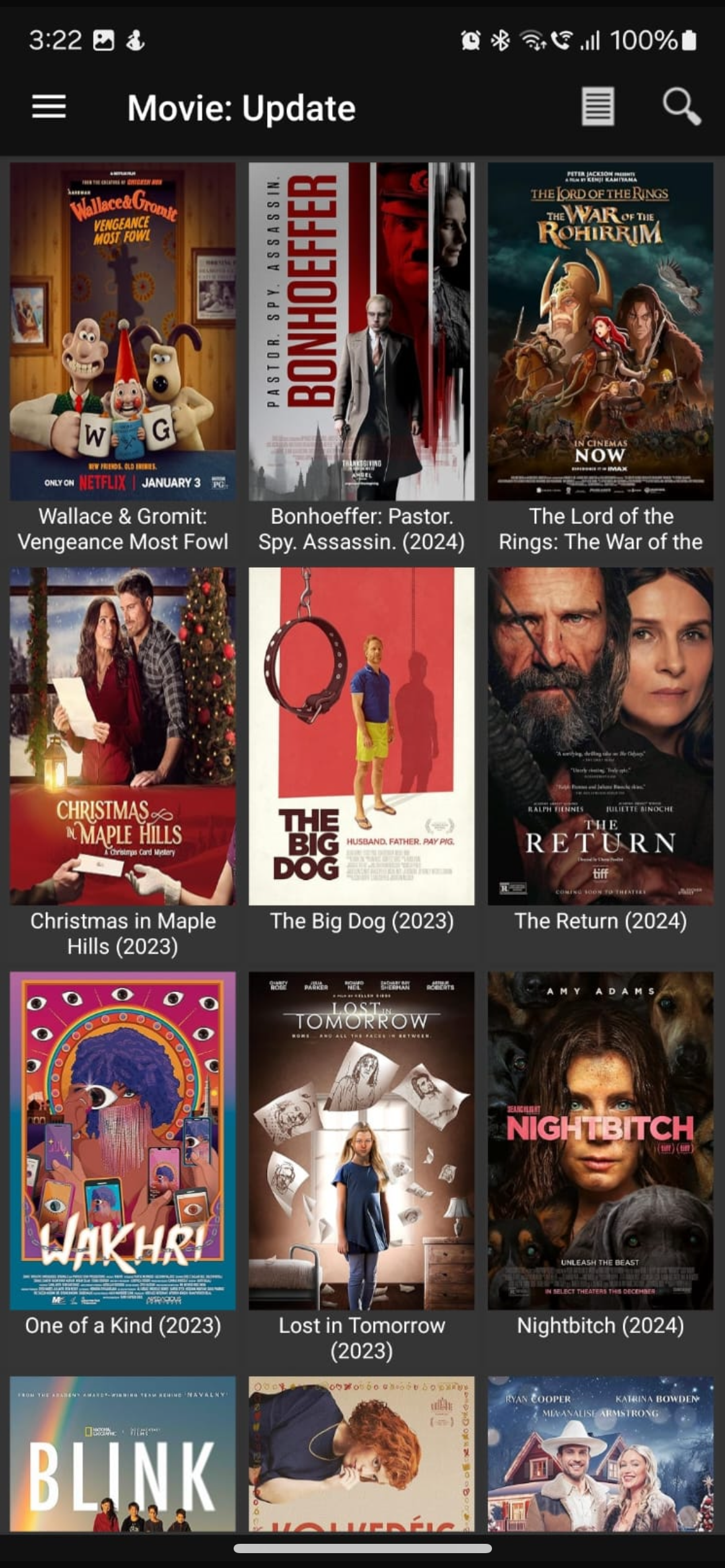 Movie HD App UI