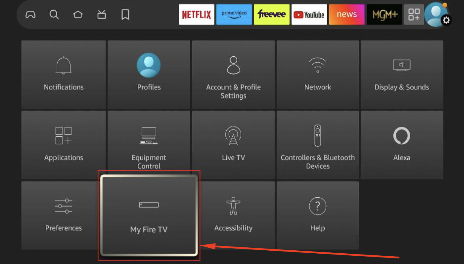 Select My Fire TV - Movie HD APK